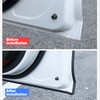 Universal Car Door Guards 33Ft(10M), Rubber U Shape Edge Trim