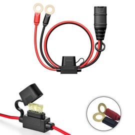 FHUIPENG Wires Harness Fit for NOCO GC008 X-Connect M10 (3/8in) XL Eyelet Terminal,Smart Batteries Trickle Charger Cable (4 Pack)