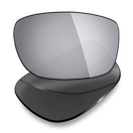 Mryok Polarized Replacement Lenses for Oakley Canteen 2014 OO9225-60mm - Silver Titanium