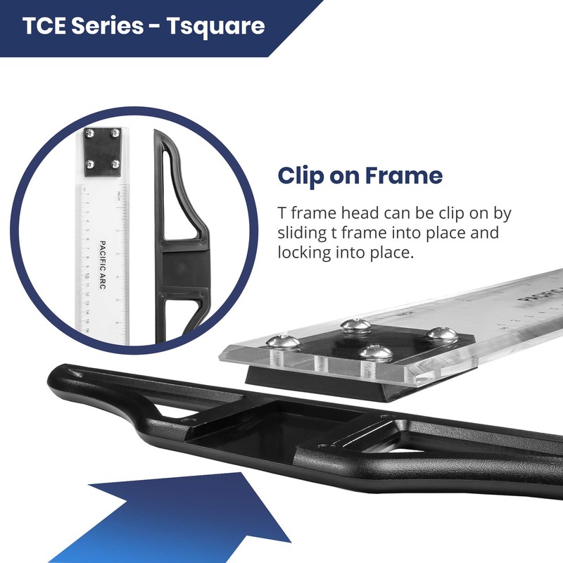 2 Pack - Pacific Arc 36 Inch T Square, Traditional