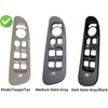 SWITCHDOCTOR Window Master Tan Bezel for 2002-2008 Dodge Ram (Quad