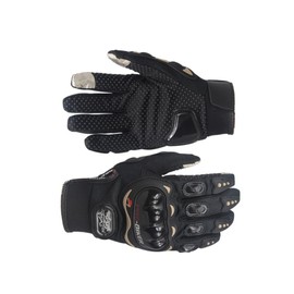 Motorcycle Gloves, Black, Women's, Men's, Summer, Autumn, Smartphone Operation, Touchscreen, Men's, Women's, Black, Touch Panel, Girls