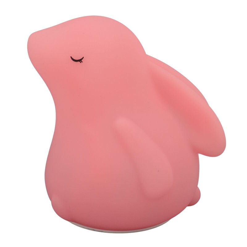 Baby Rabbit Night Light USB Rechargeable 7 Color Changing Toddler