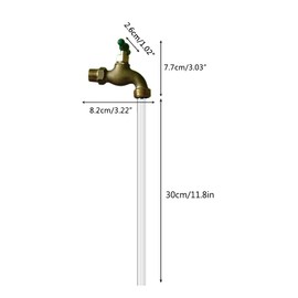 WBTY Watering Can Fountain Invisible Faucet Fountain Floating Faucet for Garden Decoration