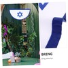 Mipcase 2pcs Israel National Flag Vertical Garden Flag Outdoor Decoration