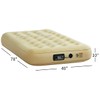 Simpli Comfy Twin Replacement Air Mattress with Built-in Pump –