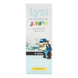 Lysi Omega 3 Epa Y Dha Aceite De Hígado De Bacalao Para Niño