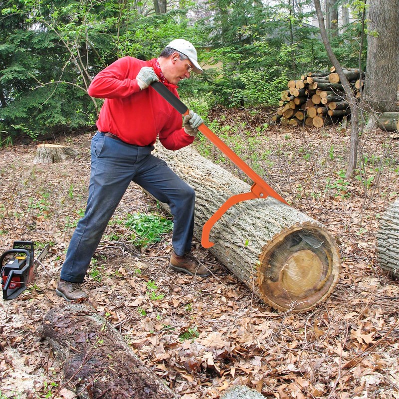 Dolibest 42/49'' Steel Cant Hook Tool, Log Peavey Tool, Cant