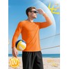 KEFITEVD Maglietta Protezione UV UPF 50+ Uomo Maniche Lunghe Estiva