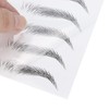 6D Eyebrow Tattoo Stickers, Eyebrow Shaping Stencils, Semi-Permanent, Hair-Like, Waterproof