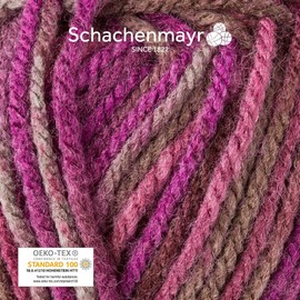 Schachenmayr Bravo Color Hand Knitting Yarn, 50 g Berry