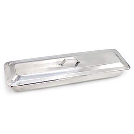 AAProTools Instrument Catheter Tray with Strap Handle, Stainless Steel, 17 x 4 x 2-1/8"