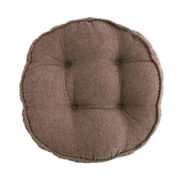 Vctops - Almohadillas suaves para sillas de 45,7 cm de diámetro, muy cómodas, gruesas, redondas, para cocina, comedor, sillas de oficina (café, 45,7 x 45,7 cm)