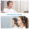 Auriculares para Computadora, New Bee Auriculares USB con Micrófono, Controles
