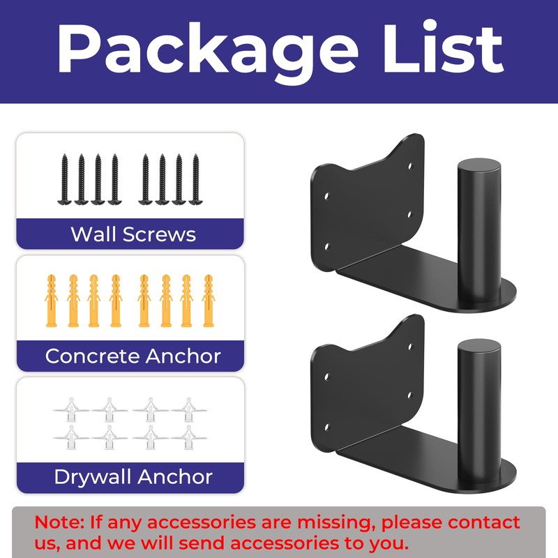Maozhren Pack of 2 Speaker Wall Mount for Bose S1