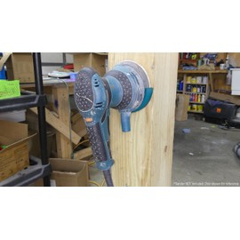 QuickDock Sander Mount for 5" Inch (125mm) Makita BO5041 - Wall or Workbench Mountable Holder for Random Orbit Sanders