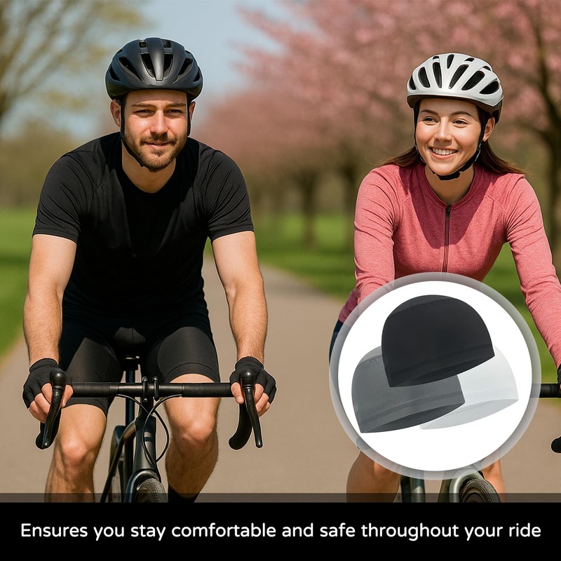 Gyinere Cooling Skull Caps Helmet Liner Cycling Caps Sweat Wicking