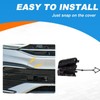 Car Front Bumper Tow Hook Cover Cap Towing Eye Fit