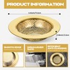 Retisee 2 Pcs Sink Strainer Stainless Steel Kitchen Sink Drain