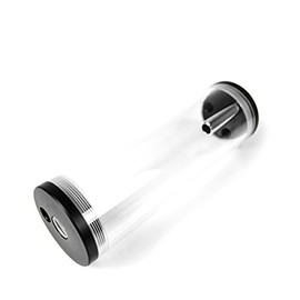 Barrow 220mm Transparent Mutliport Reservoir - Acrylic/Acetal - Black (YPH65-220-V2)