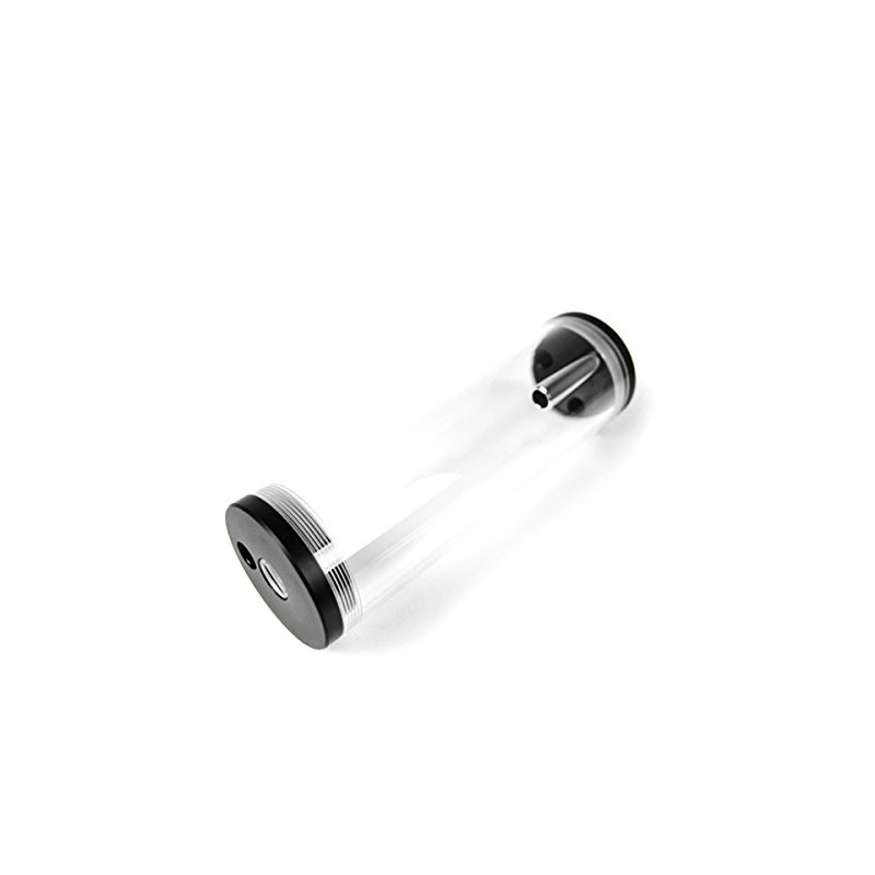 Barrow 220mm Transparent Mutliport Reservoir - Acrylic/Acetal - Black (YPH65-220-V2)