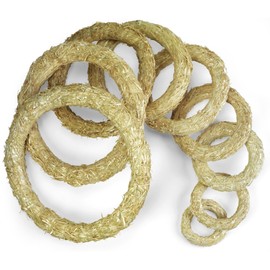 FloraCraft Straw Wreaths, 14-Inch Straw Wreath