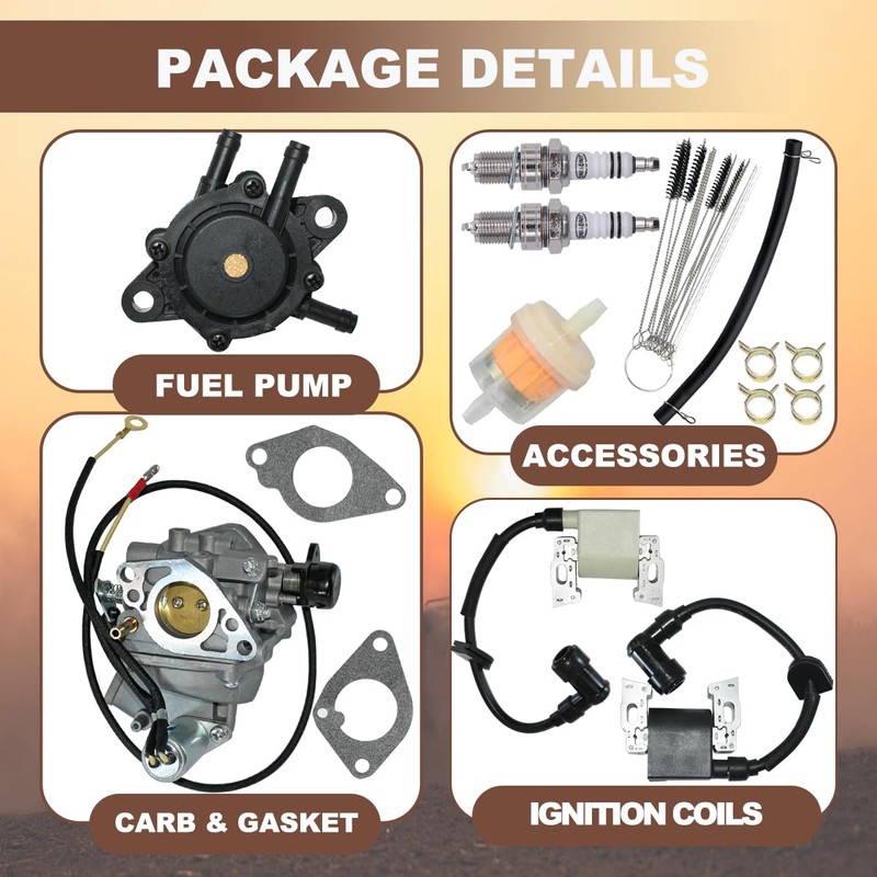 JDLLONG GX620 Carburetor Fit for Honda GX620 GX610 18Hp 20Hp