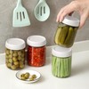 NETANY 6-pack 16oz Glass jars with Airtight Lids, Overnight Oats