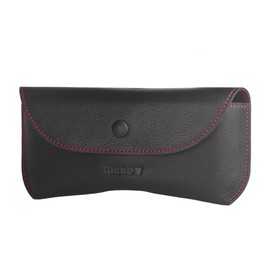 TORRO Unisex Glasses Case, Black with red detail
