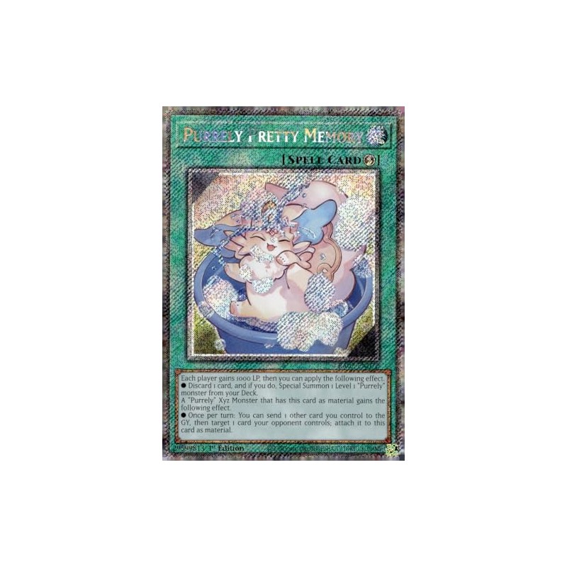 Purrely Pretty Memory (Platinum Secret Rare) - RA02-EN072 - Platinum
