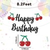 Cherry Birthday Banner - Cherry 1st Birthday Banner, Fruit Theme