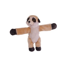 Wild Republic Huggers Meerkat, Stuffed Animal, 8 Inches, Slap Bracelet, Plush Toy, Fill is Spun Recycled Water Bottles