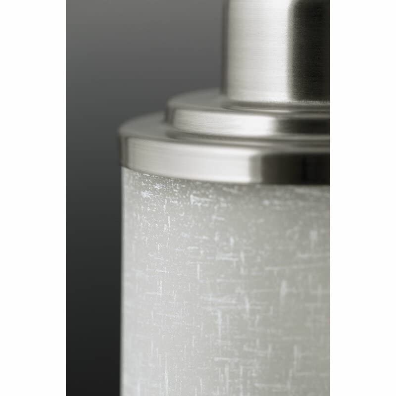 Eidonta 4 Pack White Linen Frosted Glass Lamp Shade Covers,
