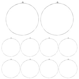 LXUEJIE 10 Pack Acoustic Guitar High E Strings, Light Tension Acoustic Guitar Strings Bright and Well Balanced Guitar Replacement String Rust-Prevent Guitars String E1st Brass Acoustics Tone High E1st