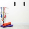2pcs Wall-Mounted Exercise Anchor Hangers Black Hooks Ceiling Hook Hooks