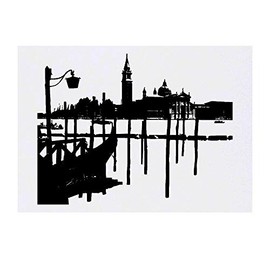 'Venice' Temporary Tattoo - Water Resistant, Skin-Safe, Non-Toxic Transfer (TO00018531)