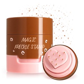 DAGEDA Liquid Freckle Stamp, Brown Freckle Stamp Pen Air Cushion, Quick-drying, Waterproof, Longlasting Natural Lifelike Freckles Makeup,Magic Fake Freckles for Freckles Makeup,01 Medium