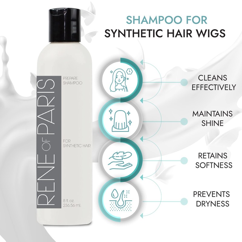 ROP Rene of Paris Prepare 8oz Shampoo for Synthetic Hair