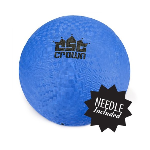 Crown Sporting Goods 8.5-inch Official Size Dodge Ball with Textured Grip - Playground Balls for Kickball, Foursquare