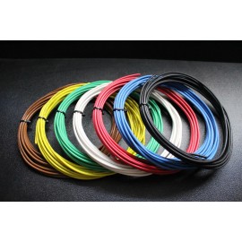 Audiopipe 10 GAUGE 7 WAY TRAILER WIRE KIT 100 FT EA LIGHT BRAKE POWER GROUND BATTERY AWG