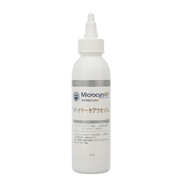 MICROCYN Microshin AH VF Ear Care Wash, 4.2 fl oz (120 ml), Dogs, Cats, Rabbits, Small Animals, Ear Odor, Ear Itching, Antibacterial, Antibacterial