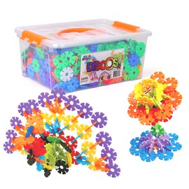 Play Build Discos, Interlocking Connecting Kids Toys, Preschool Learning Montessori Toys, Play and Learning, Stem Learning Toys Ages 3+