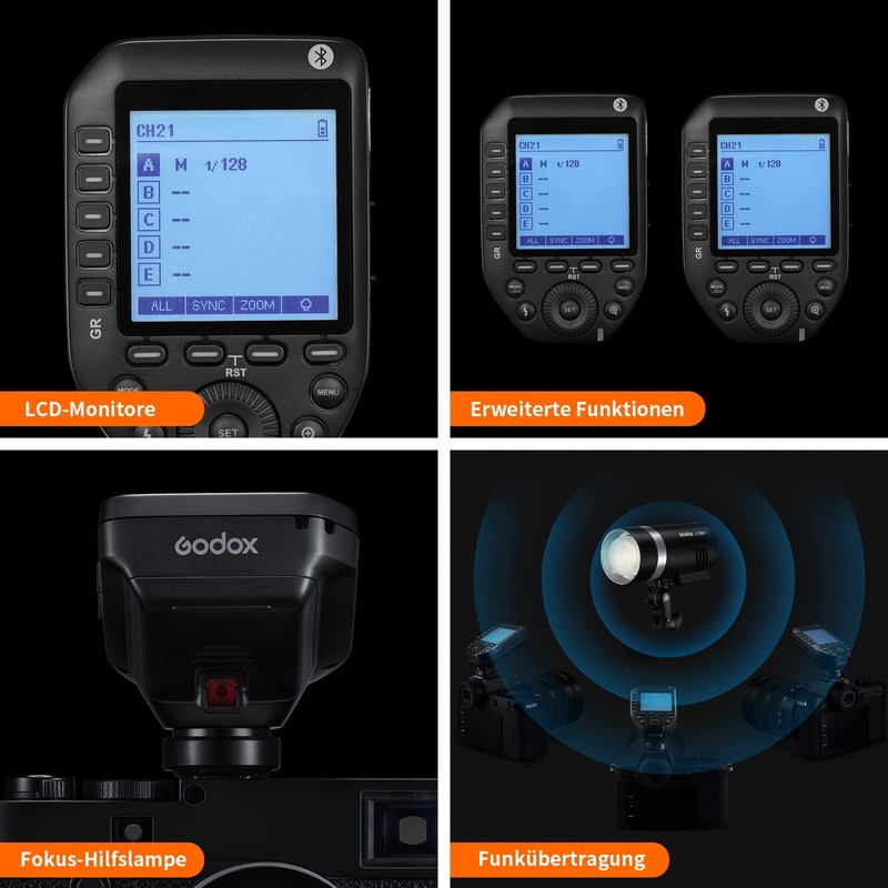 Godox XproII-O Flash Trigger Camera Wireless Flash Trigger LCD Display