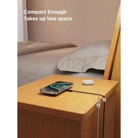 JOYROOM 6 Pack Magnetic Cable Clips, Adjustable Cord Holder, Under Desk Cable Management