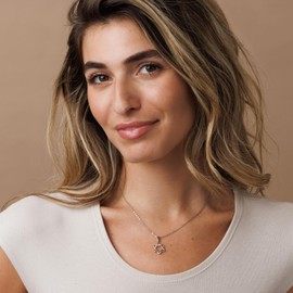 Chic Star of David Necklace for Women | Israel Necklace | Mezuzah Necklace with Magen David | Available in 14K Gold-Filled or Silver Stainless Steel | Jewish Jewelry, Includes a Gift Box, Gold-Filled,