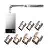 S.fields.inc Pipe Conversion Adapter, Transforming Joints, Pipe Fittings, Stainless Steel,