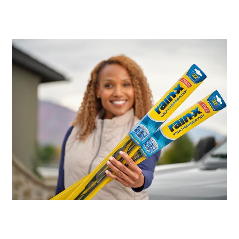 Rain-X 820147 WeatherBeater, 26" and 16" Windshield Wiper Blades -