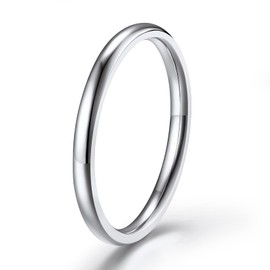 Finger Rings Size 4 Simple Rings Stainless Steel Toe Rings