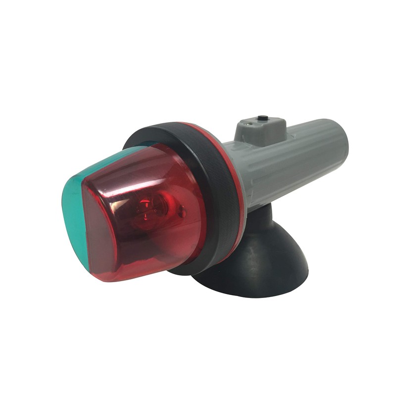 Marine Boat RED & Green Portable Battery Operated Light-Bow Suction