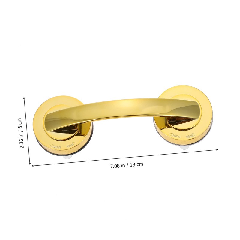 FOMIYES Handicap Grab Bars Suction Shower Handle Suction Cup Armrest